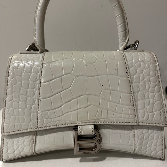 Balenciaga Hourglass Bag White - Picture 2 of 15
